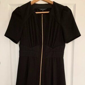 Tara Jarmon Black Fit & Flare Dress – Size FR 36 / US 4 (S)